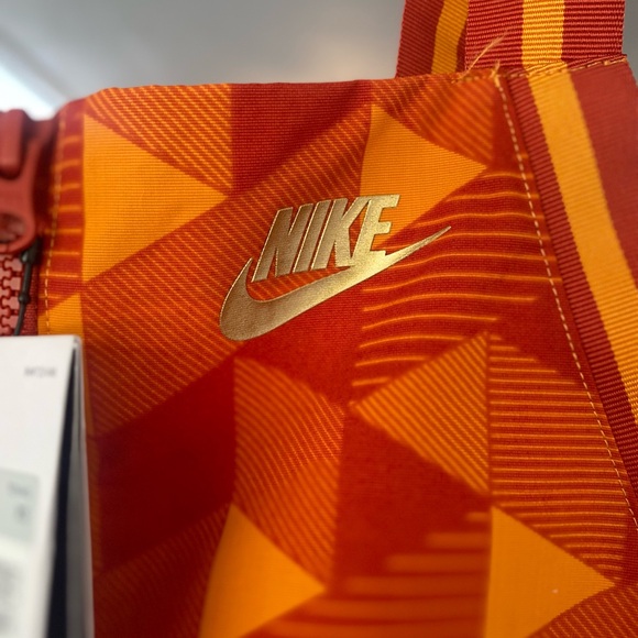 Nike Geometric Orange Tennis Jumpsuit Women’s XS NWT - Picture 2 of 12